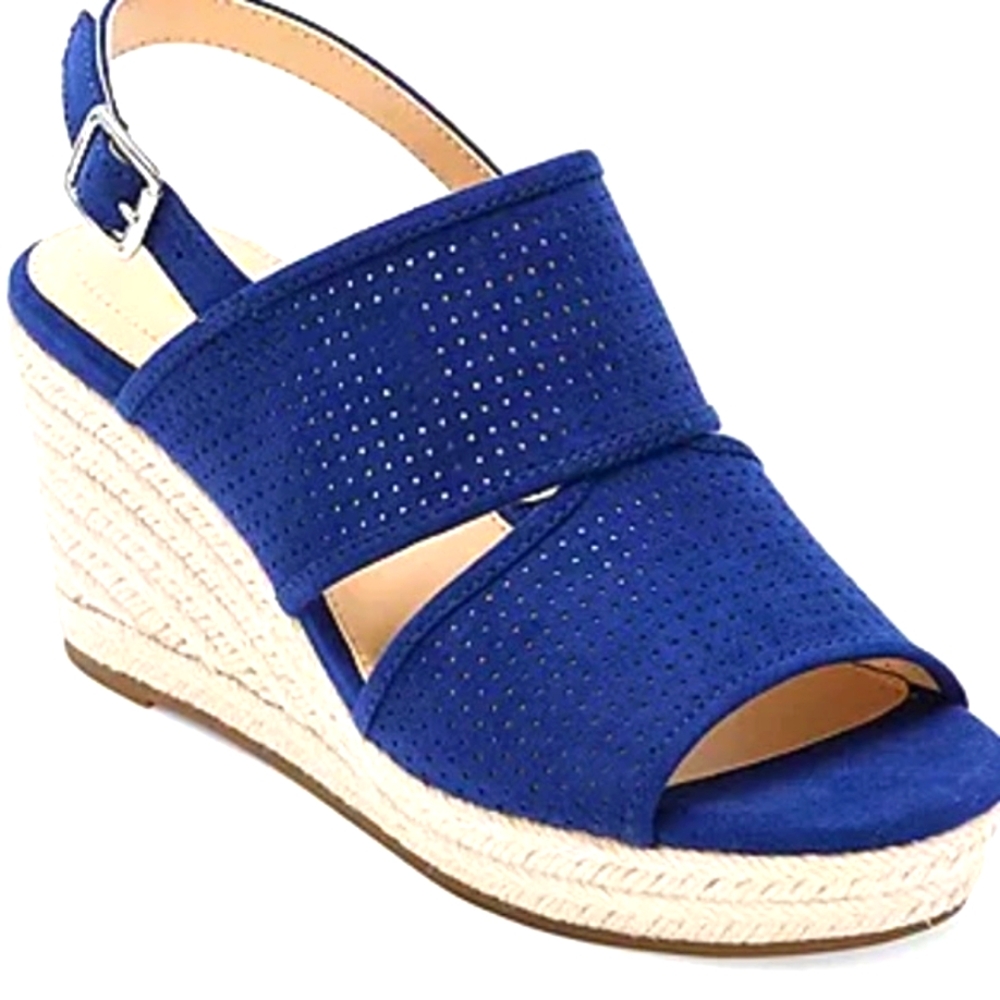 Liz Claiborne Blue Sandals Slip-On Style